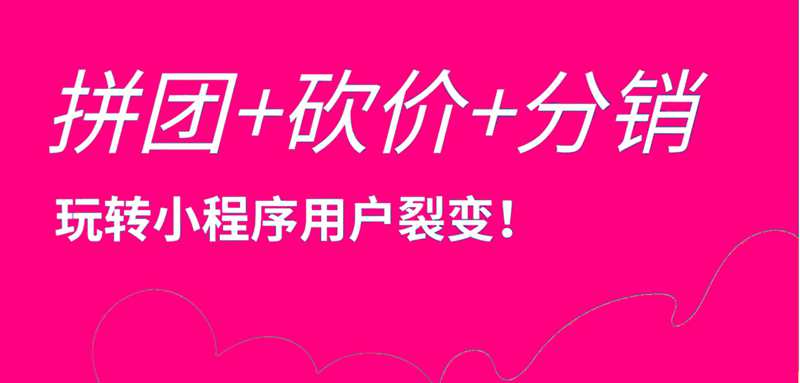 详细解析分销小程序和拼团小程序玩法(图1)